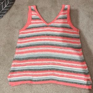 Brightly colored knitted Tank Top